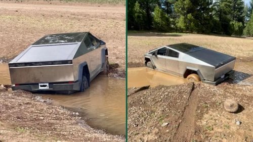 Tesla, Cybertruck, Texas Driver Arrested After Driving Tesla Cybertruck Into Lake to Test 