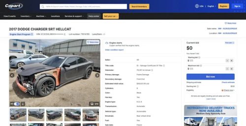 10 Wrecked Dodge Hellcats Are Sitting on Copart Right Now, Just Waiting for Someone Brave Enough to Rebuild Them