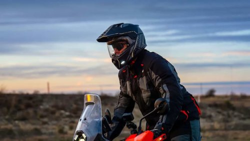 Sena Built An Adventure Motorcycle Helmet With Comms. It Also Has Brakelights