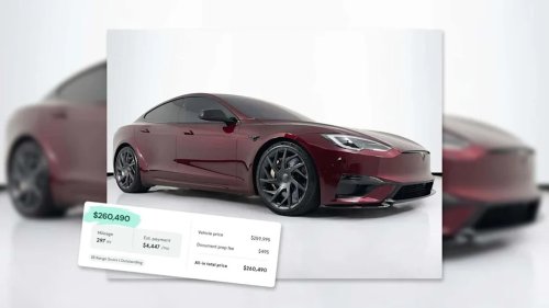 Tesla, Someone Is Already Trying To Flip One Of The Last Tesla Model S's Built. The Price Is... Ambitious