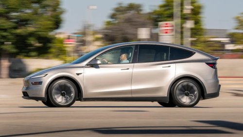 We Got Up Close With Tesla’s Longboi Model Y L. Here’s What Stands Out.