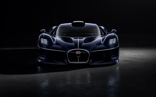 Bugatti's New One-Off Destrier Strips a Bolide of Every Wing and Vent That Made It Fast