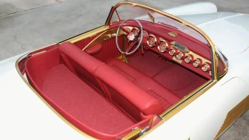 Cadillac, One-Off Gold-Plated 1953 Cadillac Convertible Concept Car Is Headed To Auction