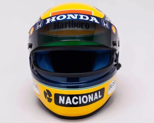 Ayrton Senna’s Race-Winning F1 Helmet Just Sold For $670,000