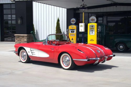 Here's Your Chance to Buy George Strait's Signet Red 1958 Corvette