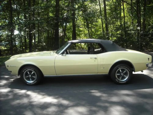 1968 Pontiac Firebird Convertible for Sale With 105,000 Miles Shown