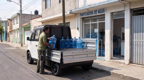 Mexico's Tiny Electric Truck Costs $8,400 And Hauls 1,430 Pounds