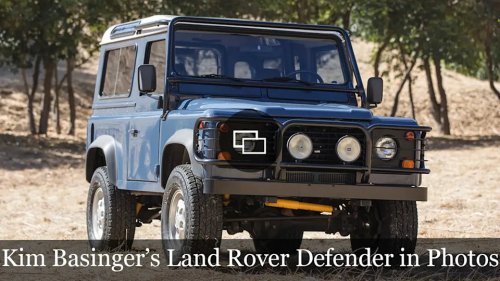 Land Rover, Rover, Kim Basinger’s Classic Land Rover Defender Is Up for Auction Right Now