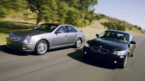 The 2005 Cadillac STS Took on the BMW 545i and Suddenly the Benchmark Looked a Little Vulnerable