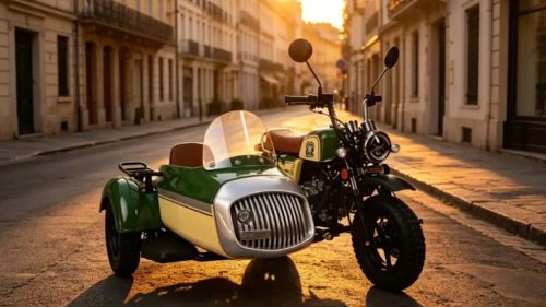 This Tiny Retro Sidecar Motorcycle Is Exactly The Kind Of Weird We Need More Of