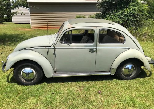 1959 1959 Volkswagen Beetle Deluxe Sunroof for Sale With 70,000 Miles