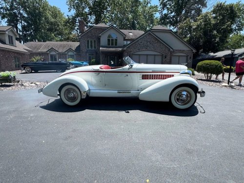 Supercharged 1936 Auburn 852 Boattail Speedster For Sale at Aumann Auctions