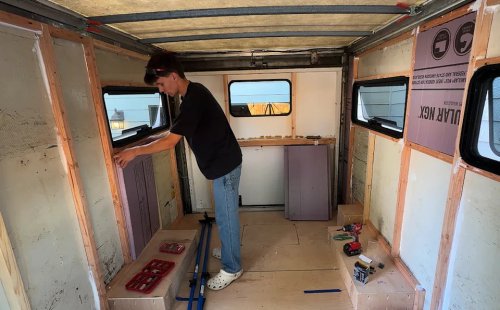 He Bought a Rotted 25-Year-Old Box Truck and Turned It Into an Off-Grid Mansion