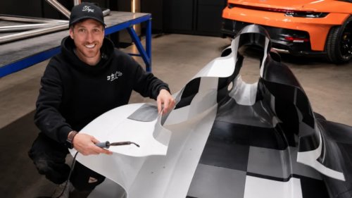 This Youtuber Is 3D Printing a Full-Size 2026 F1 Car — Then Drifting It With a Mercedes V12