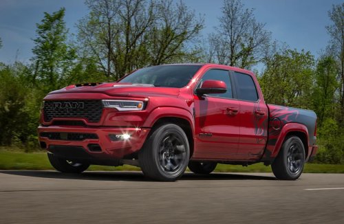 RAM, 2027 Ram SRT Rumble Bee Revealed as a Shorty Street Truck With 777-HP V8