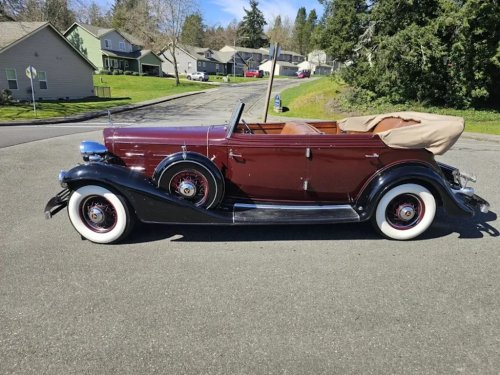Cadillac, 1933 Cadillac Series 355C Convertible Showcases Prewar Luxury and Craftsmanship at Lucky Collector Car Auctions