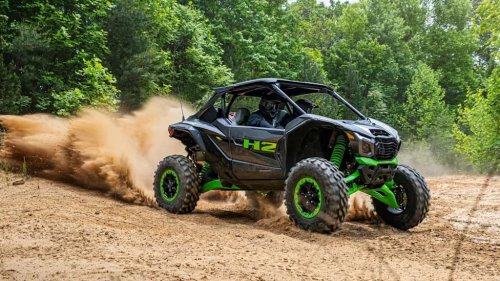 Kawasaki Unveils 2-Seater Teryx H2 UTV. It's Still Supercharged Insanity