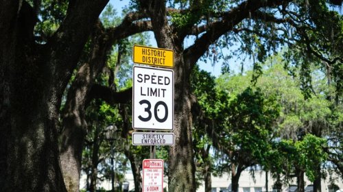 Why Do Some Speed Limit Signs Have Fractions?