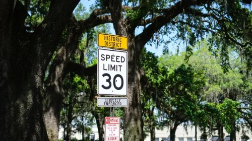 Why Do Some Speed Limit Signs Have Fractions?