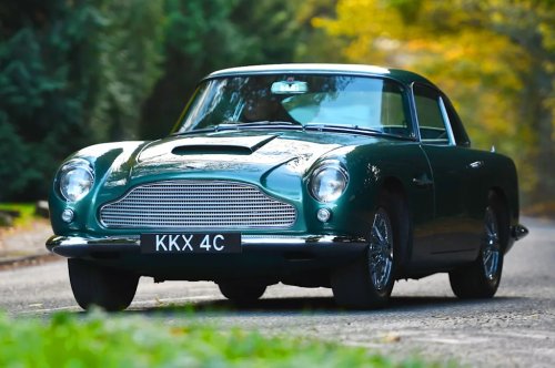 Driving a unique Aston Martin DB4 owned by Tadek Marek