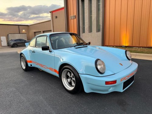 Gulf Blue 1974 Porsche 911 RSR Tribute Is an Eye-Catching Slice of Racing Heritage
