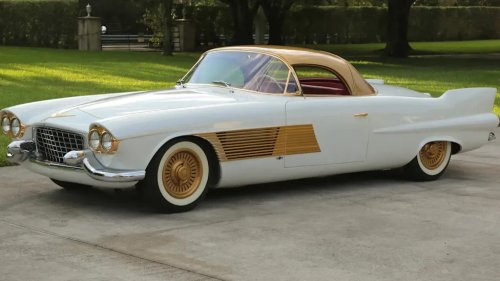 One-Off Gold-Plated 1953 Cadillac Convertible Concept Car Is Headed To Auction