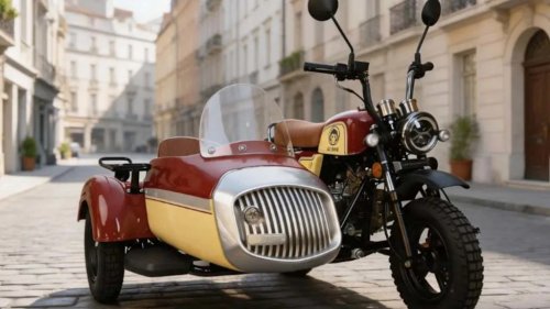 This Tiny Retro Sidecar Motorcycle Is Exactly The Kind Of Weird We Need More Of