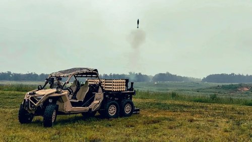 Polaris Just Built An RZR With 6 Wheels and Remotely Operated Grenade System