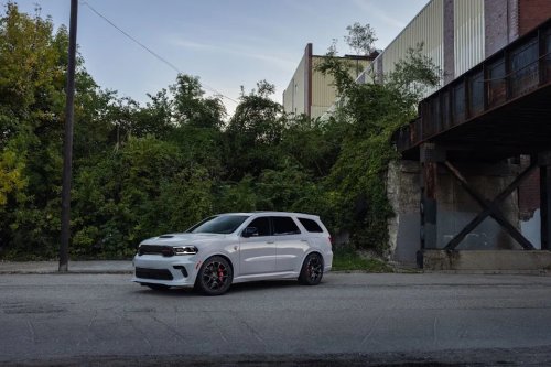 2027 Durango Hellcat Debuts Smokescreen Paint and Petrol Blue Interior