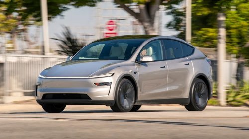 We Got Up Close With Tesla’s Longboi Model Y L. Here’s What Stands Out.
