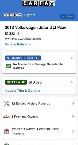 2013 Volkswagen Jetta GLI For Sale
