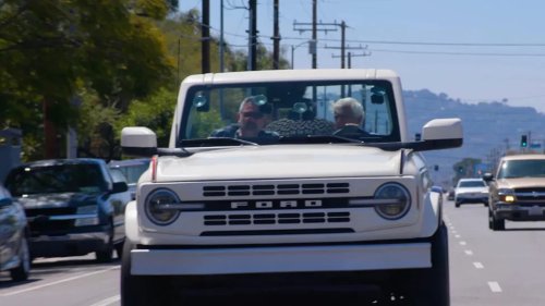 Jay Leno Drives The Ford Bronco Concept That Safety Rules Won’t Let Us Have