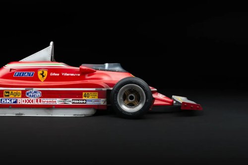 Gilles Villeneuve’s 312 Celebrated in 1:8 Scale Amalgam Model