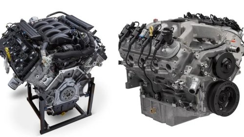 Ford, Here's Why Ford's Coyote Engines Look So Much Bigger Than General Motors' LS V8s