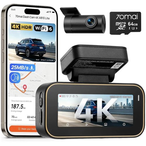 Amazon Sells a $90 Dash Cam That's Easy to Install, Records in 4K, and Has 24-Hour Parking Mode