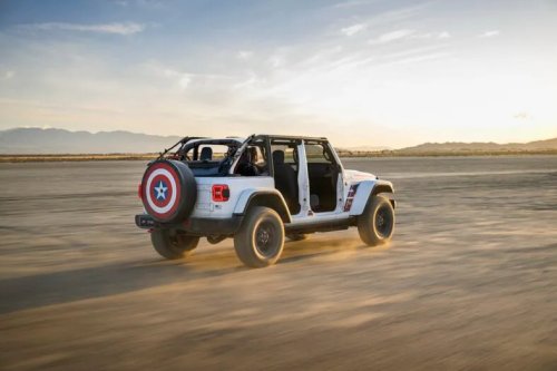 Jeep, Jeep Wrangler, A Captain America Jeep? Jeep Wrangler America250 Edition Takes on Marvel Magic