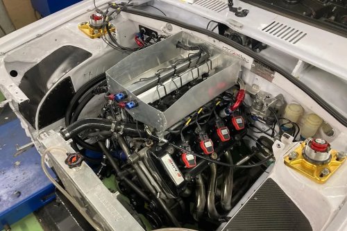 Toyota, The Custom 10,000-RPM V8 in This Toyota Starlet Is Just Plain Ridiculous