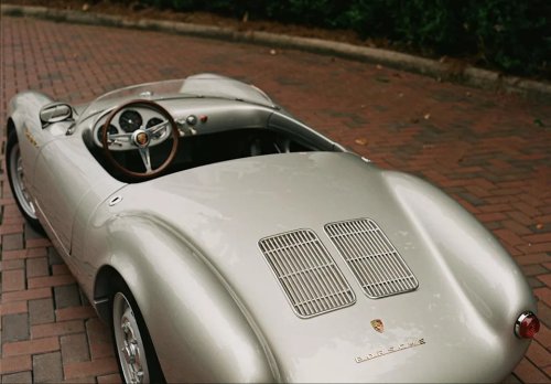 Porsche, Porsche Licensed an 80-Percent 550 Spyder That Runs on 48 Volts — and Can’t Legally Touch a Road