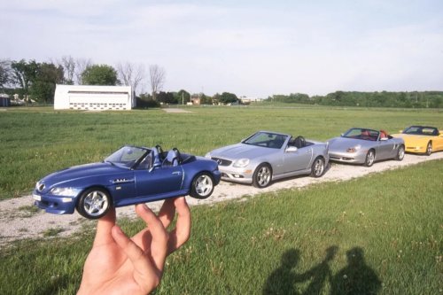 A Photo Tour of the 2001 Performance Convertible Comparison Test
