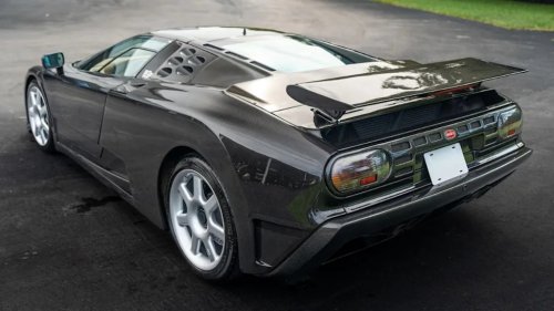 World's Only Exposed Carbon Bugatti EB110 Fails To Sell at Auction
