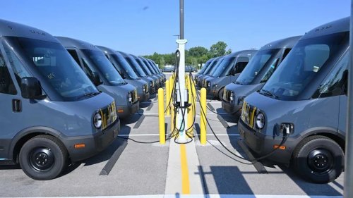 Amazon Added 10,000 Rivian Electric Vans In Just Six Months