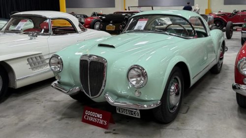 Lancia, My Birthday's In Two Weeks, So You Should Win Me This Verde Acquamarina 1955 Lancia Aurelia Spider In Monterey