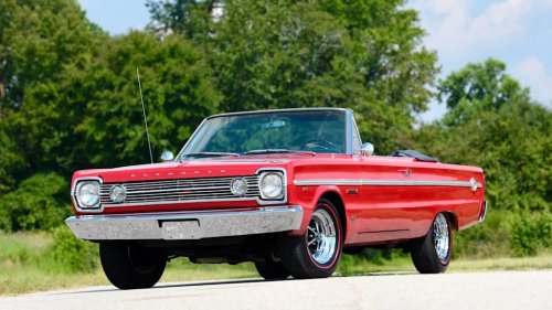 1966 Plymouth Belvedere Convertible With Hemi V8 Is Heading To Auction