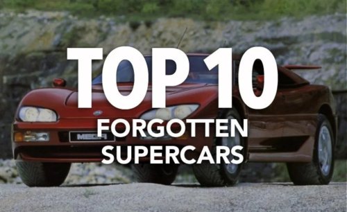 Top 10 Forgotten Supercars That Deserve to Be Remembered