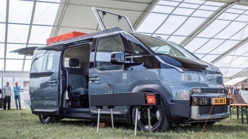 Kia, Ultra-Simple Conversion Turns This Kia Van Into A Full-On Camper