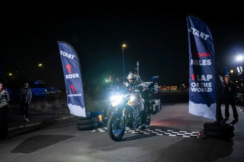 Triumph Rider Attempts Round-the-World Motorcycle Record