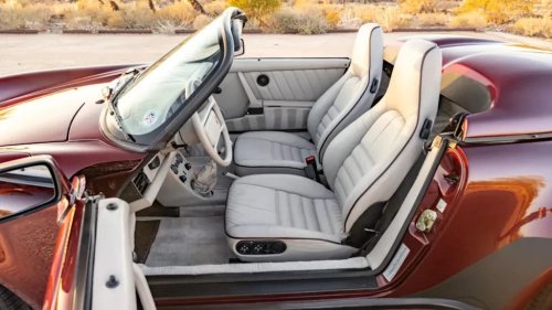 Ruby Red 1989 Porsche 911 Speedster With 6,000 Miles Draws $257,000 Bid