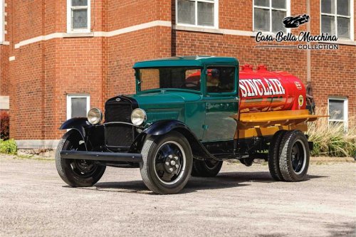 This No-Reserve 1931 Ford Model AA Sinclair Tanker Served as a Collector's Private Gas Station