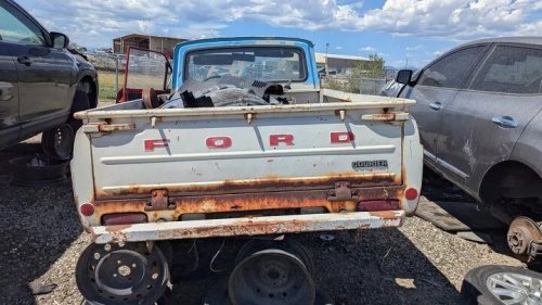 Junkyard Find: 1974 Ford Courier with Cologne V6 swap