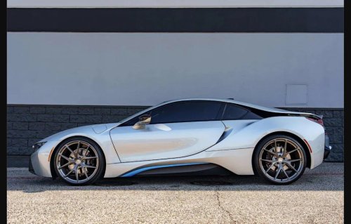 Low-Mileage 2015 BMW i8 With 22-Inch HRE Wheels Crosses the Block at Henderson Auctions